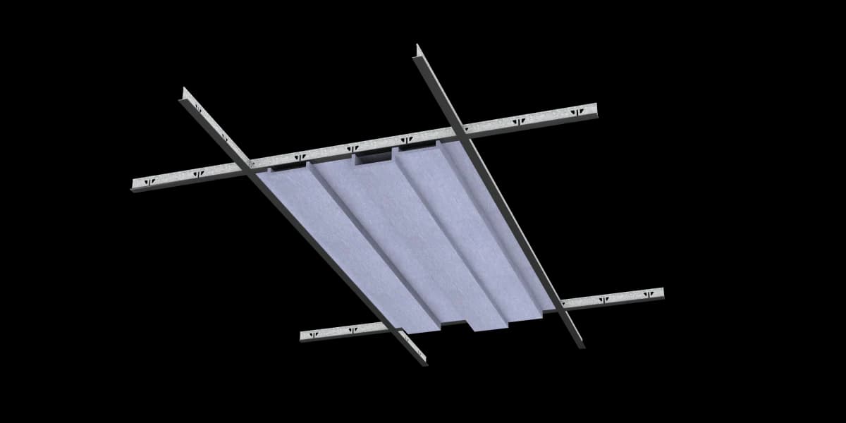 PETfelt Akoestisch Systeemplafond