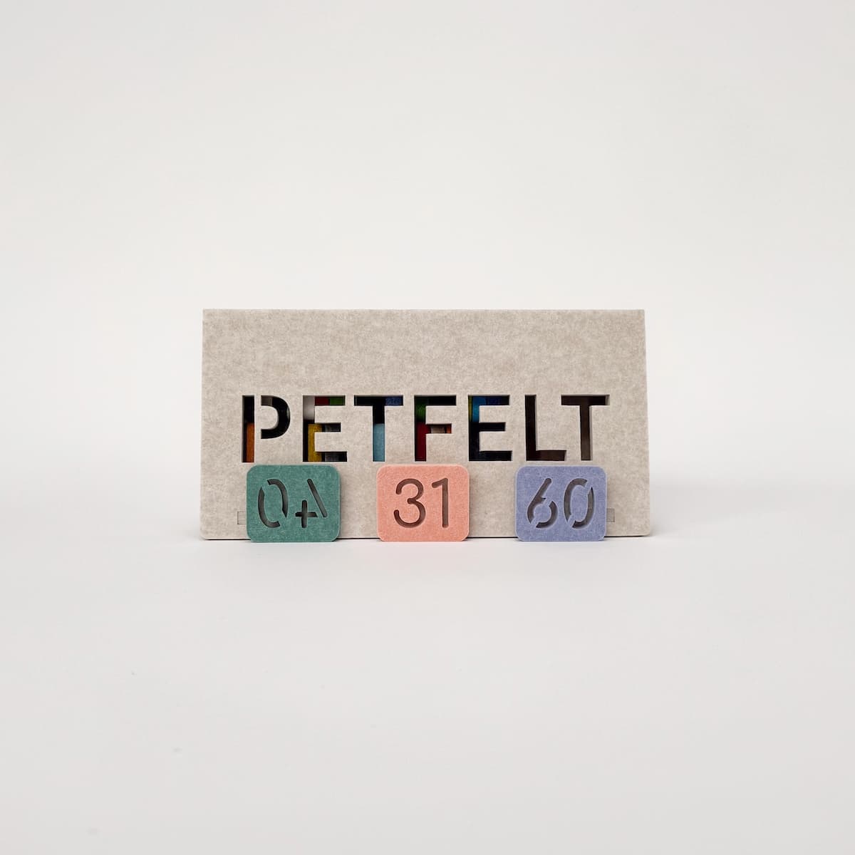 PET Felt Sample Box - Overzicht