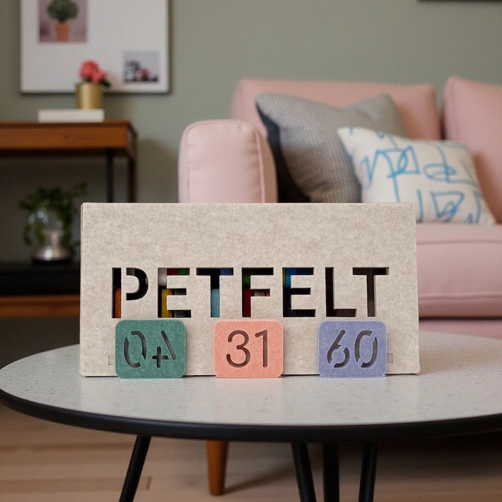 PET Felt Sample Box - Materialen