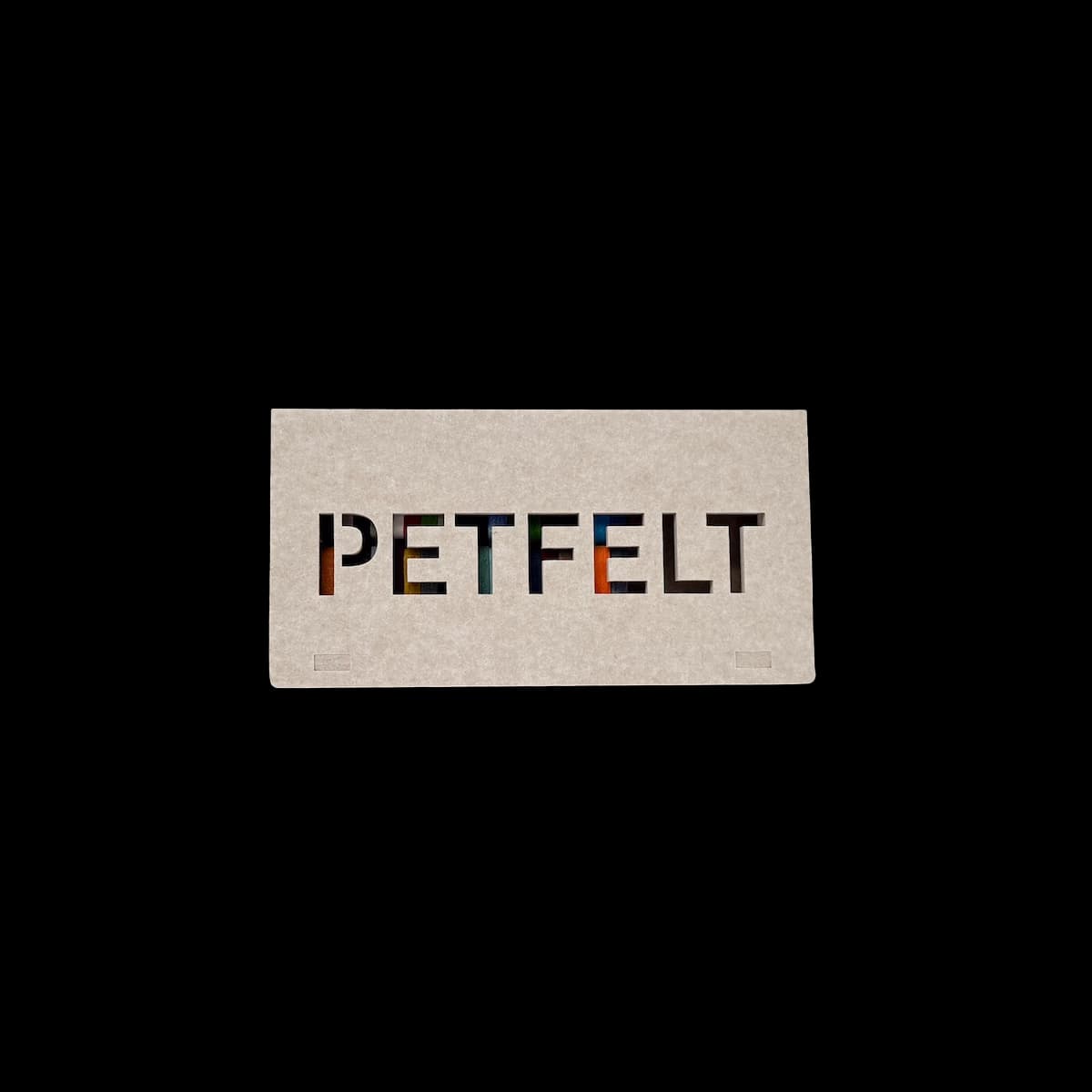 Sample Box met PET-vilt kleurstalen voor projectselectie