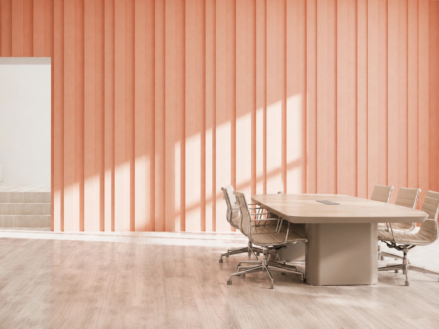 PETfelt wandpanelen structuur met reliëf en diepte